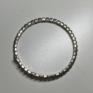 Rhinestoned Adjustable Bangle Bracelet